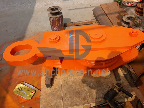 2 Sheaves Wire Rope Block ມີຕາຮູບຂອບຂະຫນານ