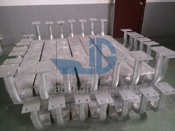 ອະລູມິນຽມ Anode ສໍາລັບ Harbor ແລະ Marine Engineering Facilities
