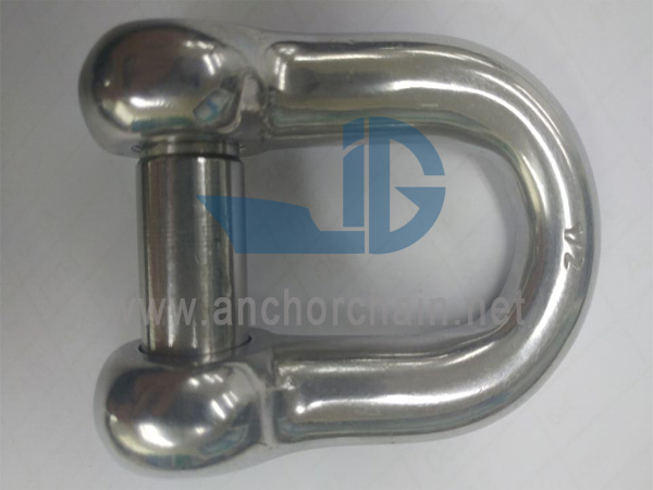 D-Shackle (ມີ Slot Sink Pin), SS304 ຫຼື SS316