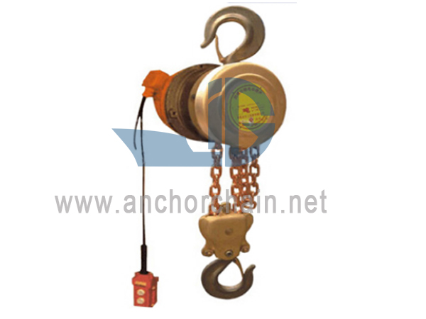 Hoist ຕ່ອງໂສ້ໄຟຟ້າປ້ອງກັນລະເບີດ