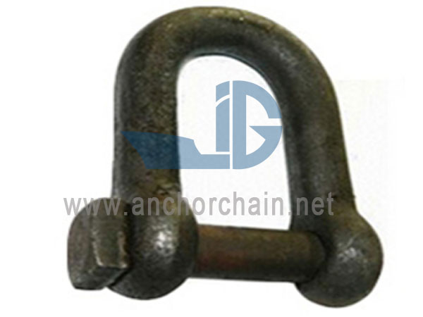 Shackle ເຫຼັກ Forged Trawing Shackle ກັບຫົວຮຽບຮ້ອຍ