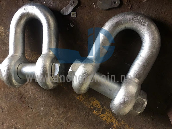 G2150 Chain Shackle ມີເຂັມຂັດຄວາມປອດໄພ