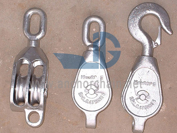 GMI Pulley Steel Galvanized ດ້ວຍລໍ້ Sheave ສອງເທົ່າ