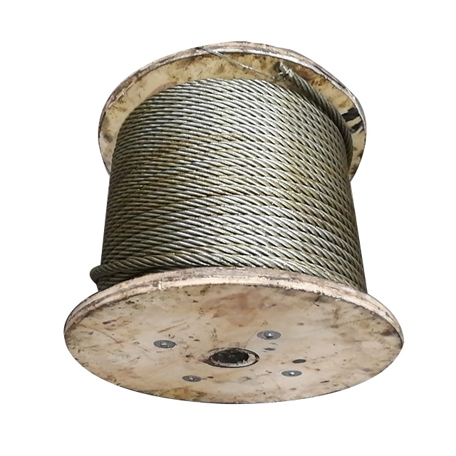 ເຊືອກເຫຼັກ Galvanized 6x36WS+IWRC (6x36WS+FC)