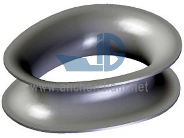 JIS B 2802 Thimble B ປະເພດສໍາລັບການປົກຫຸ້ມຂອງເຊືອກສາຍເຫຼັກ