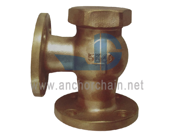 JIS F 7418 Bronze 16K Lift Check Angle Valves (Union Bonnet Type)