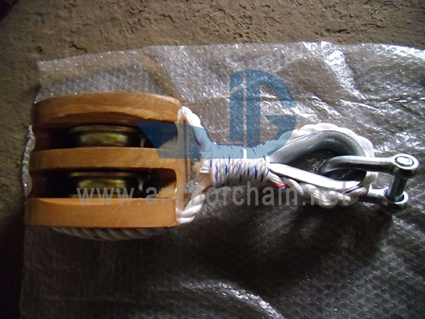 JIS Tightwire ໄມ້ Block ມີລໍ້ຄູ່