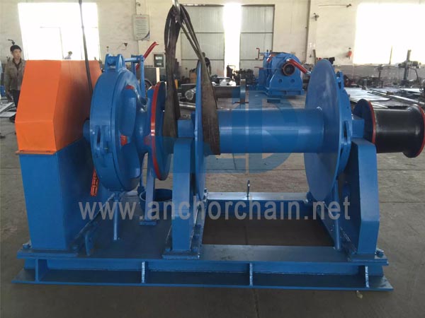 ປະເພດດຽວ Hydraulic Combined Windlass Mooring Winch
