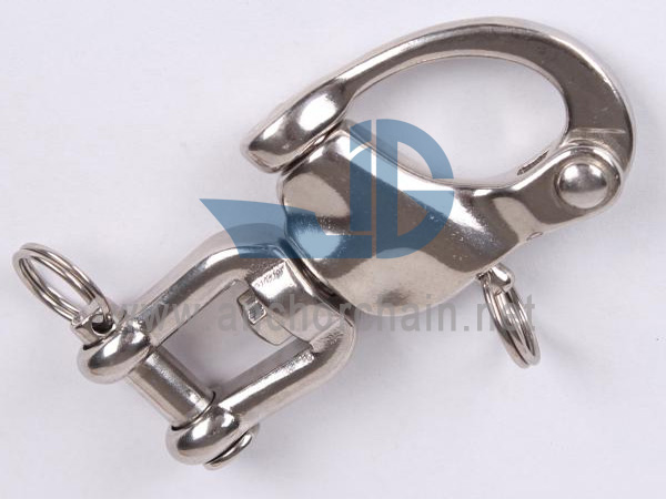 Snap Shackle Forged Swivel Jaw, SS304 ຫຼື SS316