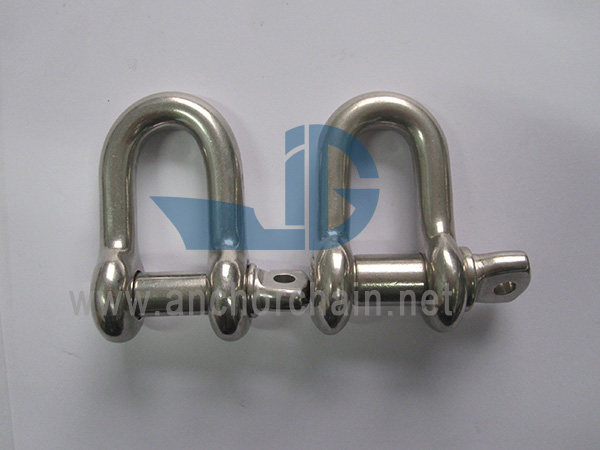 ສະແຕນເລດ D ປະເພດ Shackle