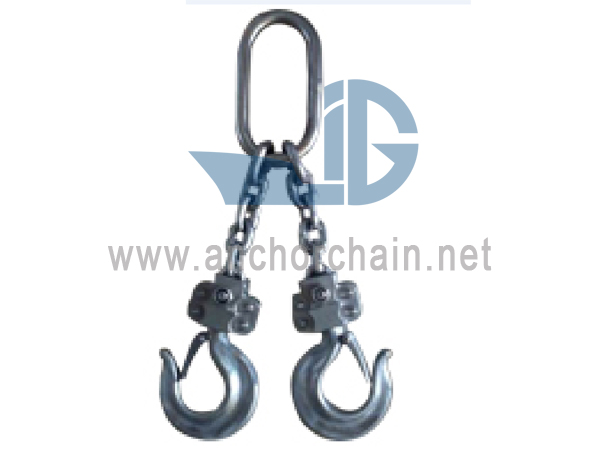 ສະແຕນເລດ Double Chain Oil Drum Tongs