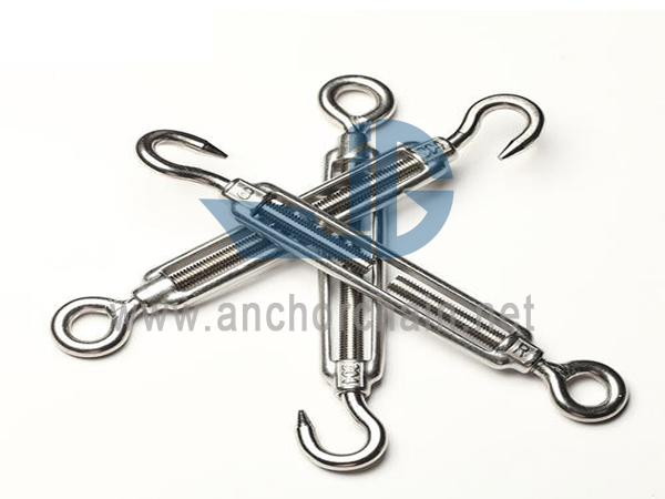 Turnbuckle Frame ປະເພດ Hook Eye SS304 ຫຼື SS316