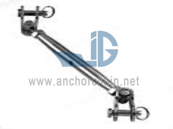 ທໍ່ Turnbuckle ມີຫມາກແຫ້ງເປືອກແຂງ (Swivel Toggle Jaw), SS304 ຫຼື SS316