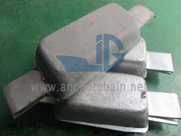 ປະເພດການເຊື່ອມໂລຫະ Zinc Anode ສໍາລັບ Hull ເຮືອ
