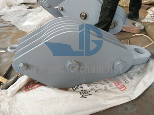 ZHC Series 3 Sheave Wire Rope Block ສໍາລັບຄາງກະໄຕເຮືອ