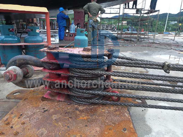 ZHC Series 7 Sheave Wire Rope Block ສໍາລັບ Ship-jaw