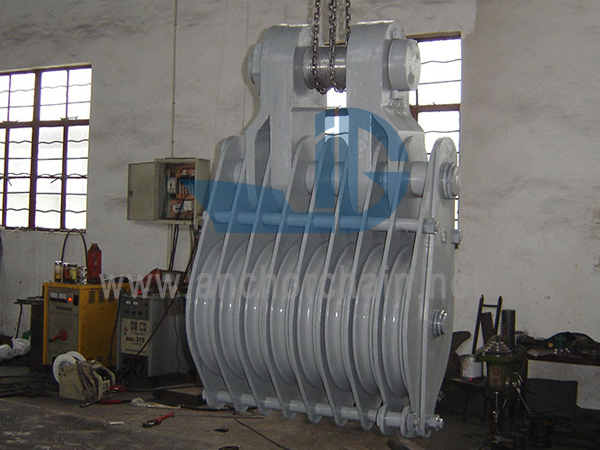 ZHC Series 8 Sheave Wire Rope Block ສໍາລັບຄາງກະໄຕເຮືອ