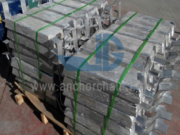 ສັງກະສີ Anode ສໍາລັບຖັງນ້ໍາ Ballast